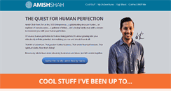Desktop Screenshot of amish-shah.com