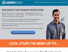 Tablet Screenshot of amish-shah.com